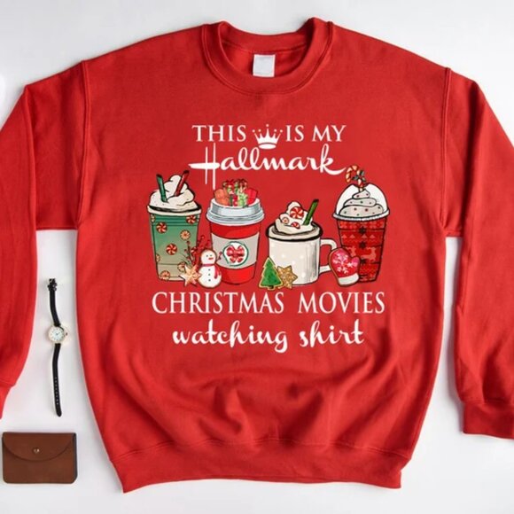 Hallmark Christmas Movie Sweatshirt M/L - Picture 1 of 1